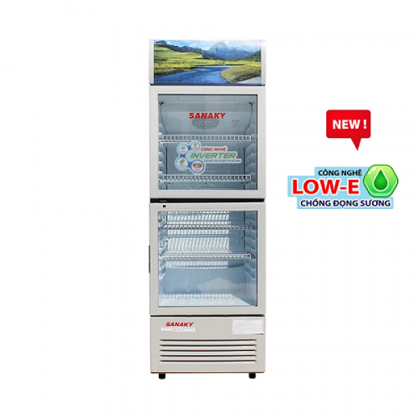 Tủ Mát Sanaky   Inverter Sanaky 250 Lít VH 258W3L ( 2 cánh )