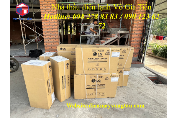 THI CÔNG CUNG CẤP PHÂN PHỐI THIẾT KÊ HỆ THỐNG ĐIỀU HOÀ KHÔNG KHÍ THƯƠNG HIỆU LG TẠI VŨNG TÀU