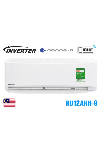 MÁY LẠNH PANASONIC INVERTER 1.5HP RU12AKH-8 (MODEL 2024)