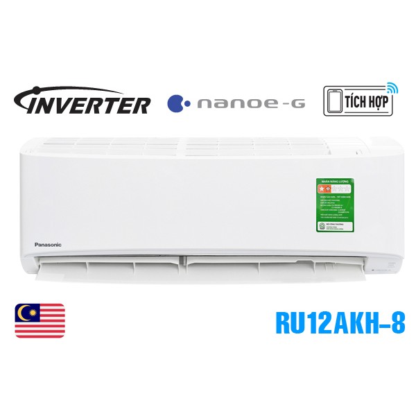 MÁY LẠNH PANASONIC INVERTER 1.5HP RU12AKH-8 (MODEL 2024)